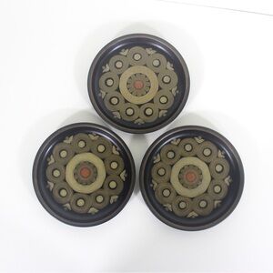 Denby Arabesque Samarkand Set of 3 Bread & Butter Plates Stoneware Made England